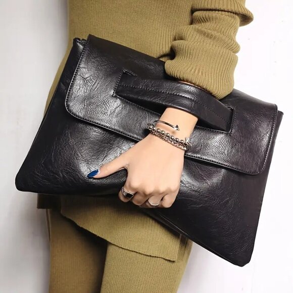 HIGH QUALITY Handbags - Clutch /Handbag/Wallet with Wristlet/Removeable Strap